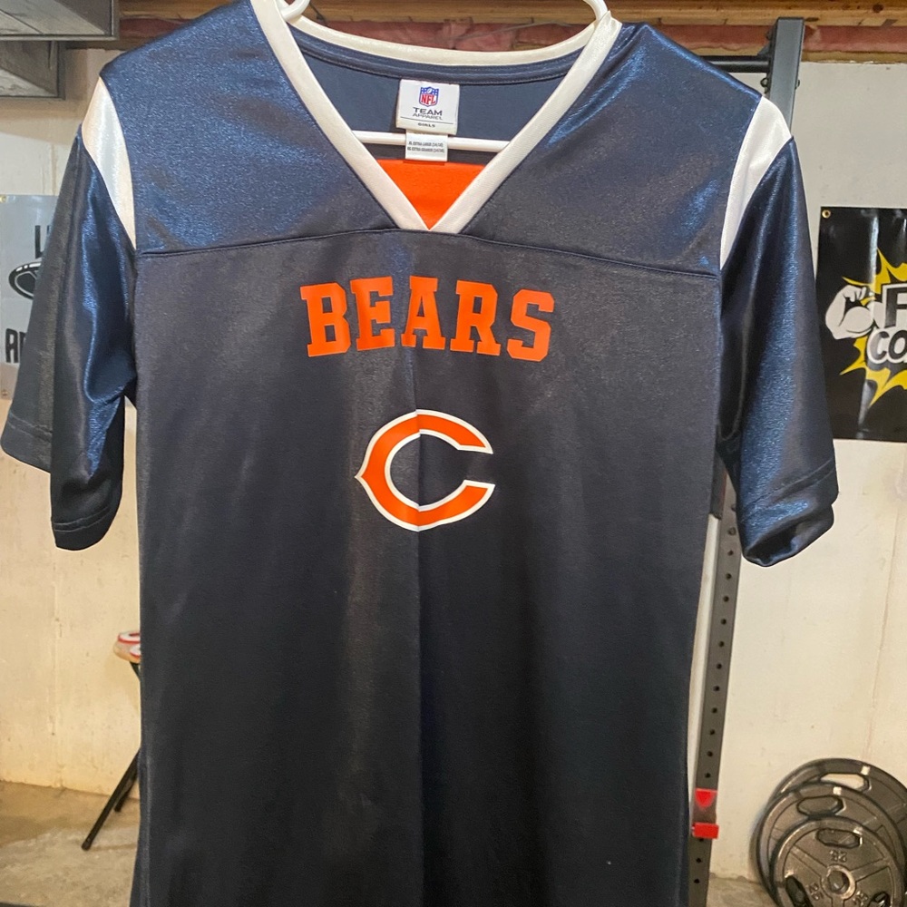 NFL Team Apparel Chicago Bears Jersey T-Shirt - Girls’ Size XL